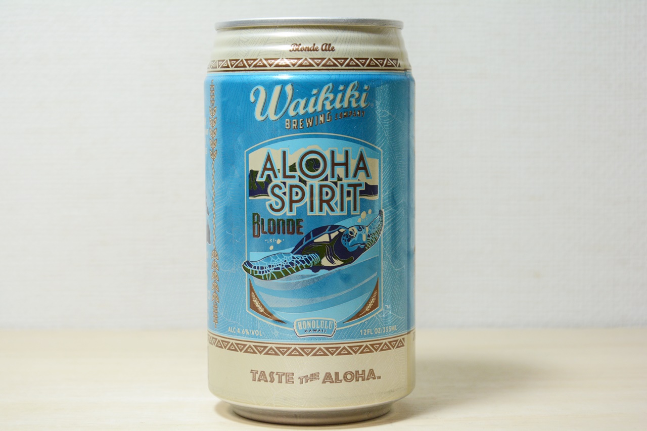 Waikiki Brewing Aloha Spirit Blonde.
