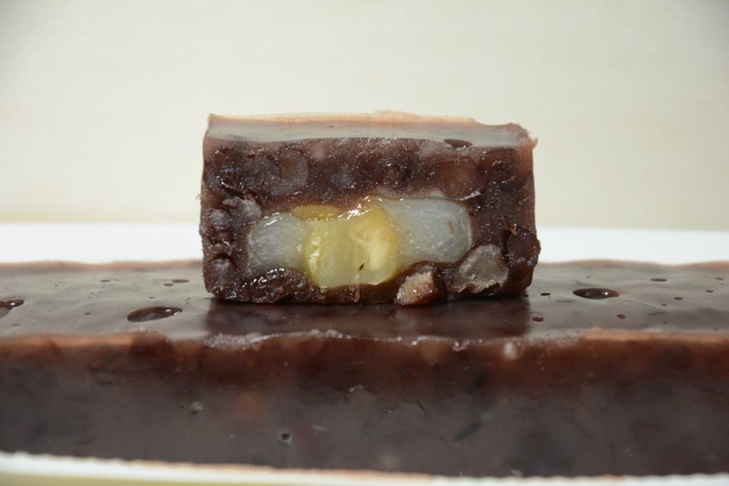 Wagashi】Amo kastanye Kanou shoujuan あも栗 叶匠寿庵 – Japan Indonesia Blog