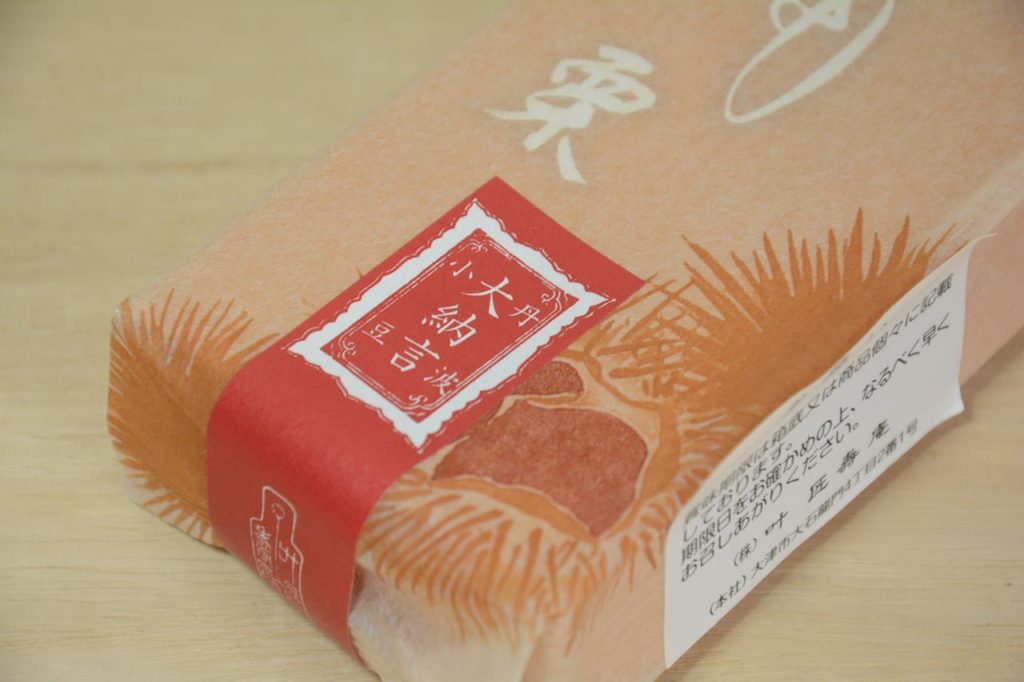 Wagashi】Amo kastanye Kanou shoujuan あも栗 叶匠寿庵 – Japan Indonesia Blog